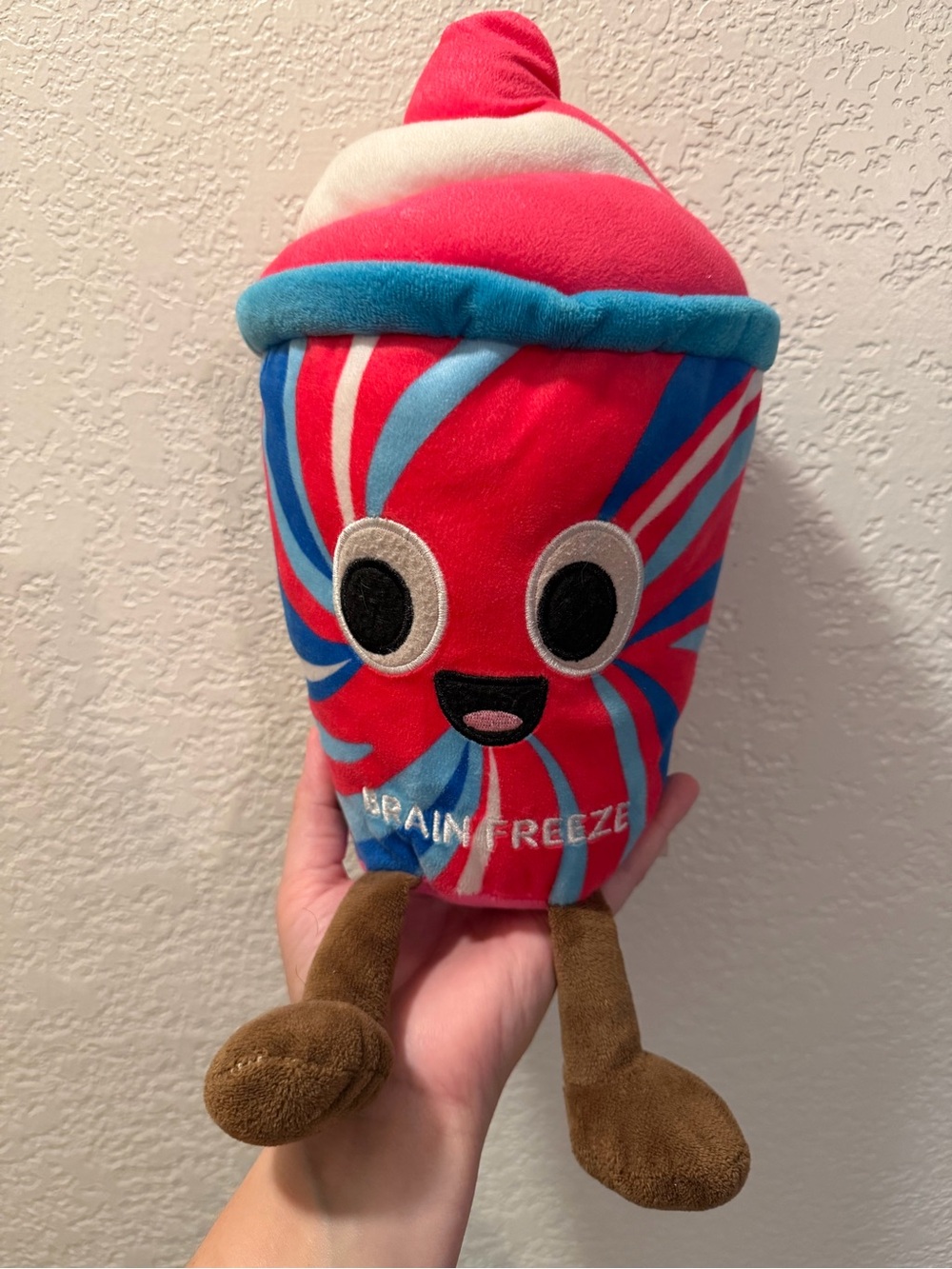 Snack Ums Brain Freeze Slushie Icee Plush Toy